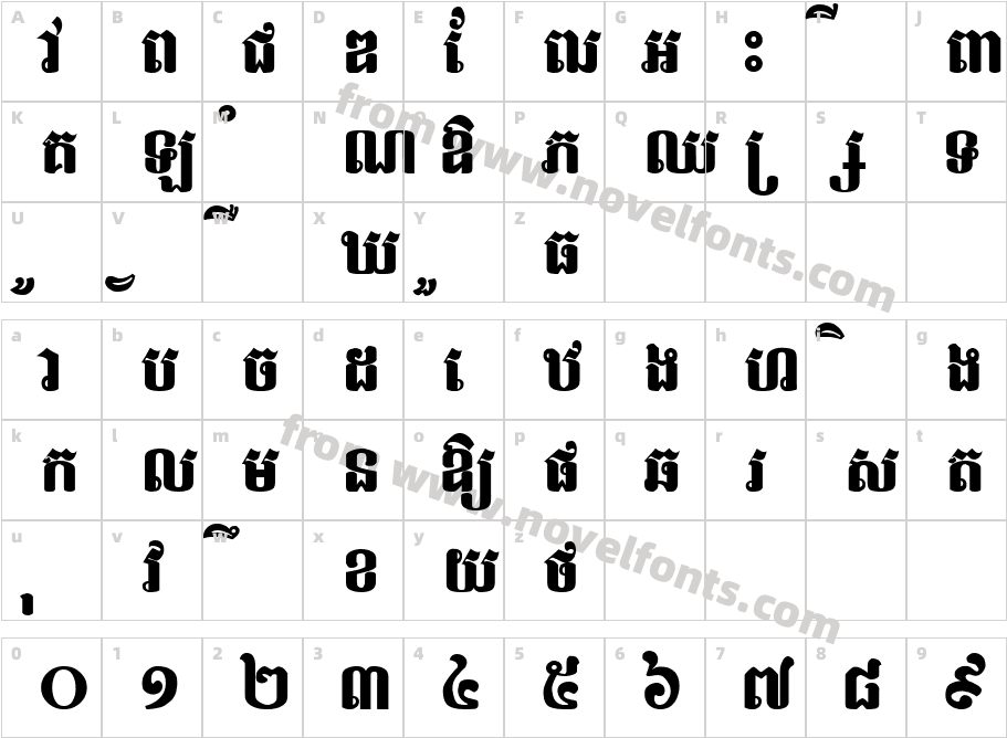 Sampoeu NewCharacter Map