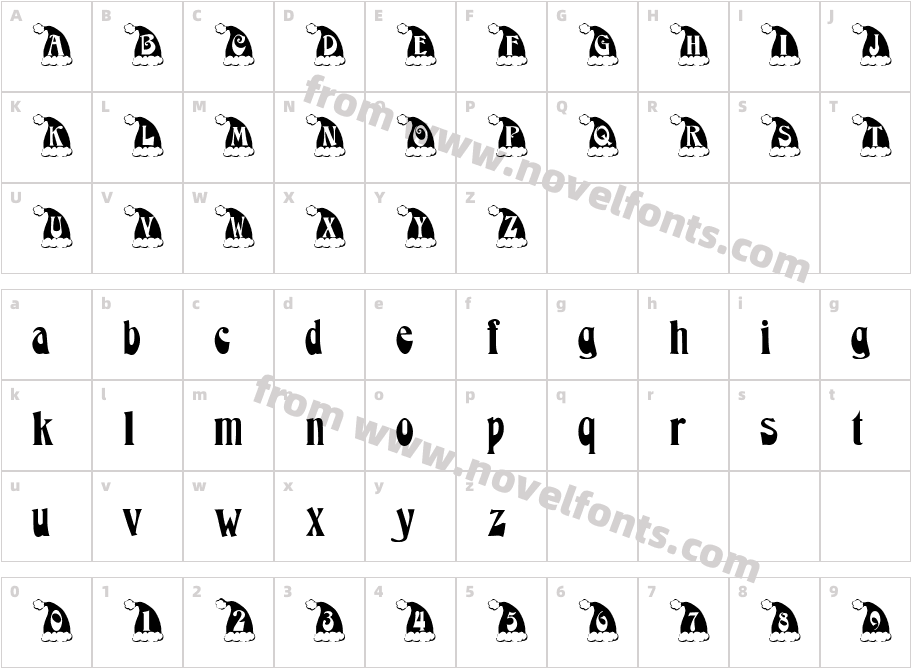 Santa's HatCharacter Map
