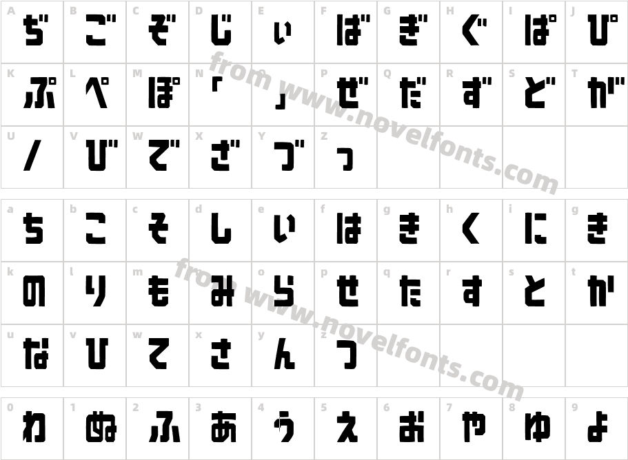 SardinenHRCharacter Map