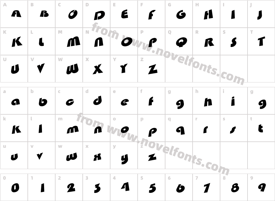 Saturday Morning TelevisionCharacter Map