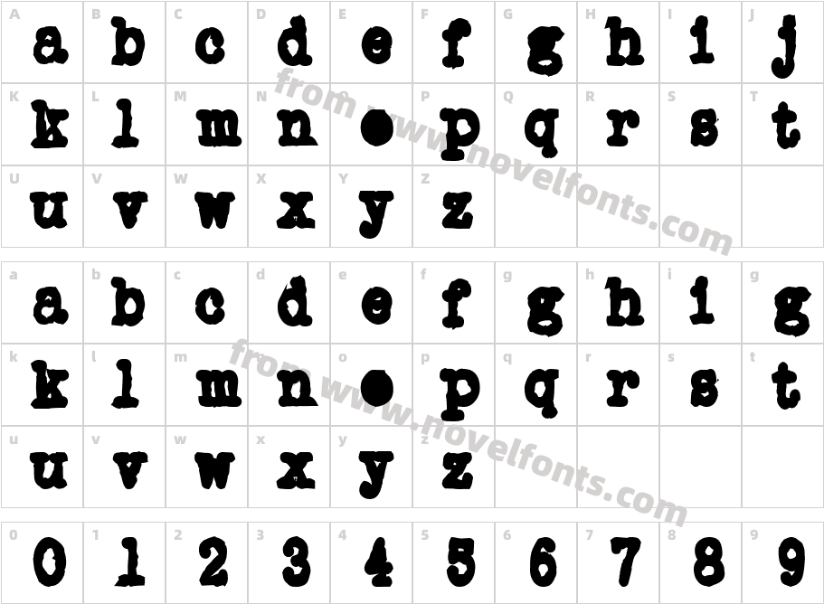 Scarlet LetterCharacter Map