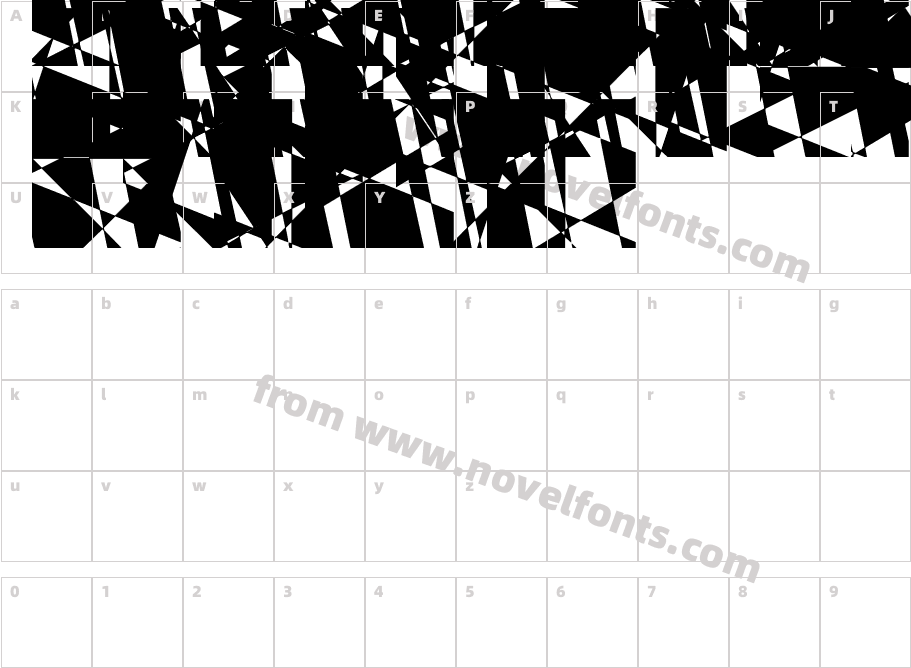 Schizophrenia3Character Map