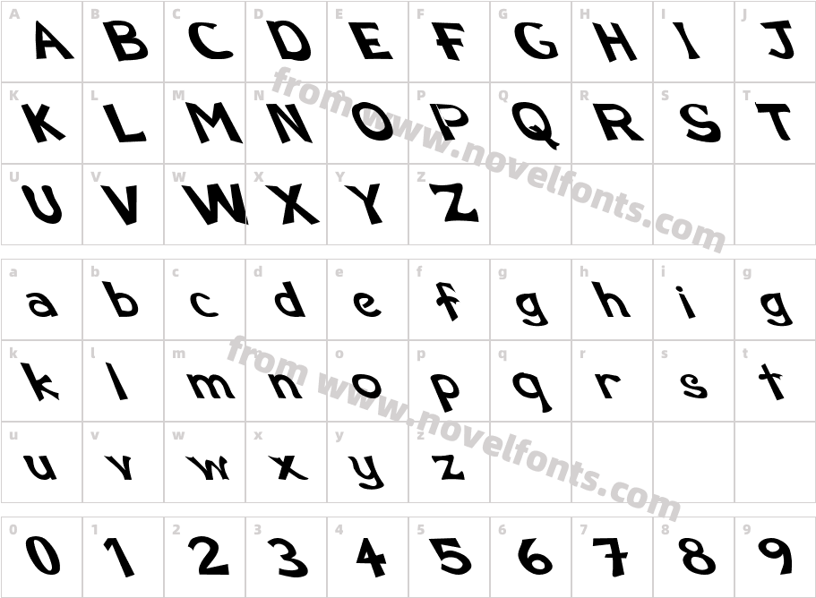 Schwarz Wald Extreme LeftieCharacter Map