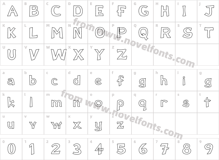 Schwarz Wald HollowCharacter Map