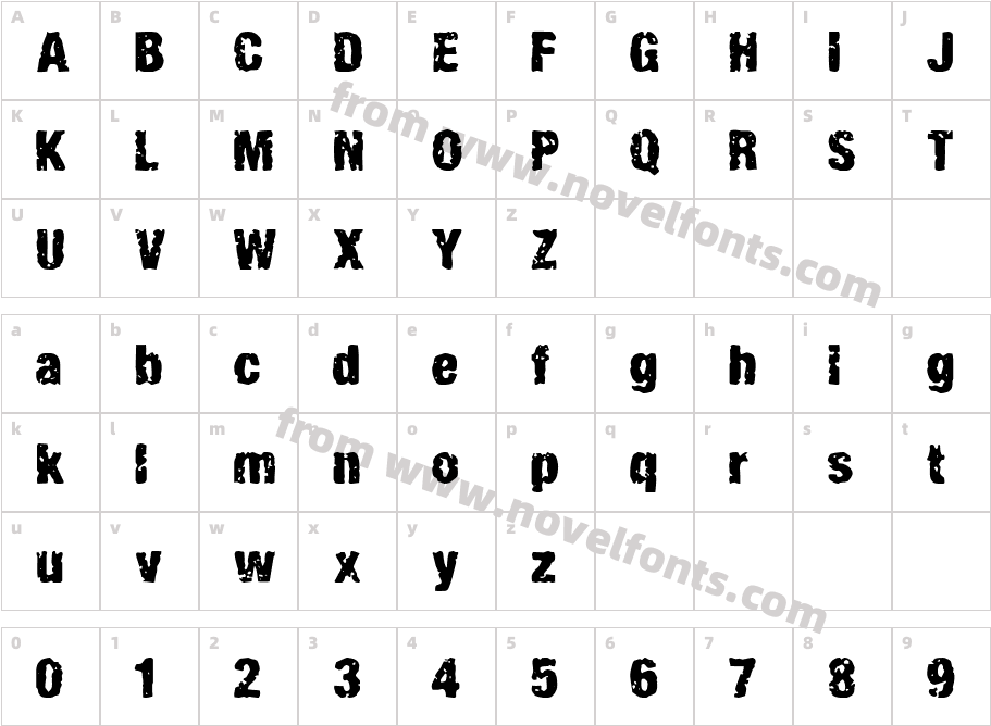 Scoop oneCharacter Map