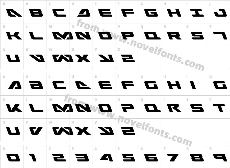 Sea Dog LeftalicCharacter Map