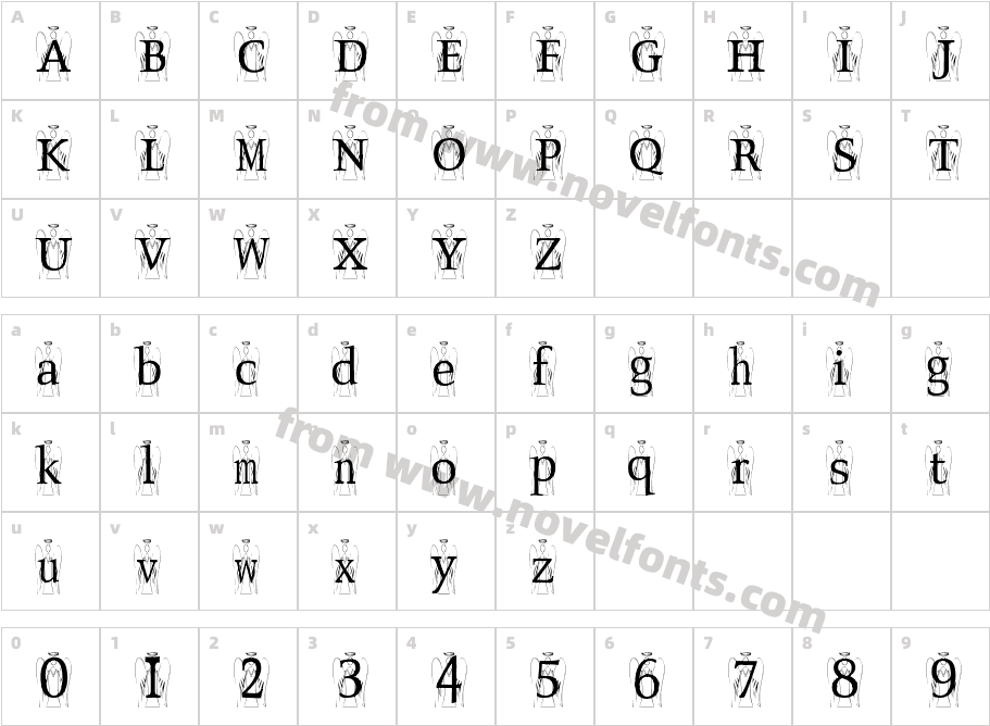 SeraphCharacter Map