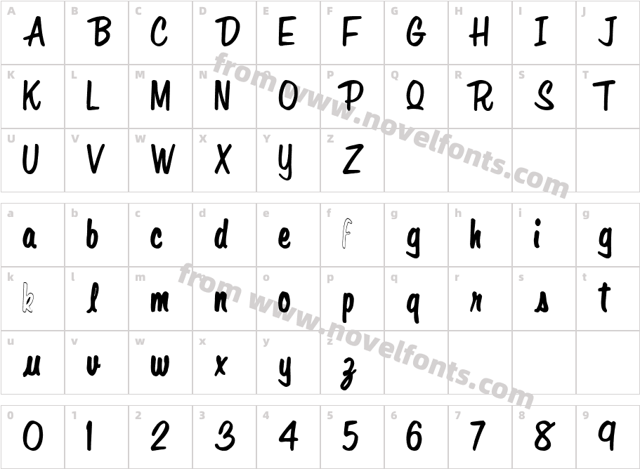 Sha Sha Text36 SP BoldCharacter Map