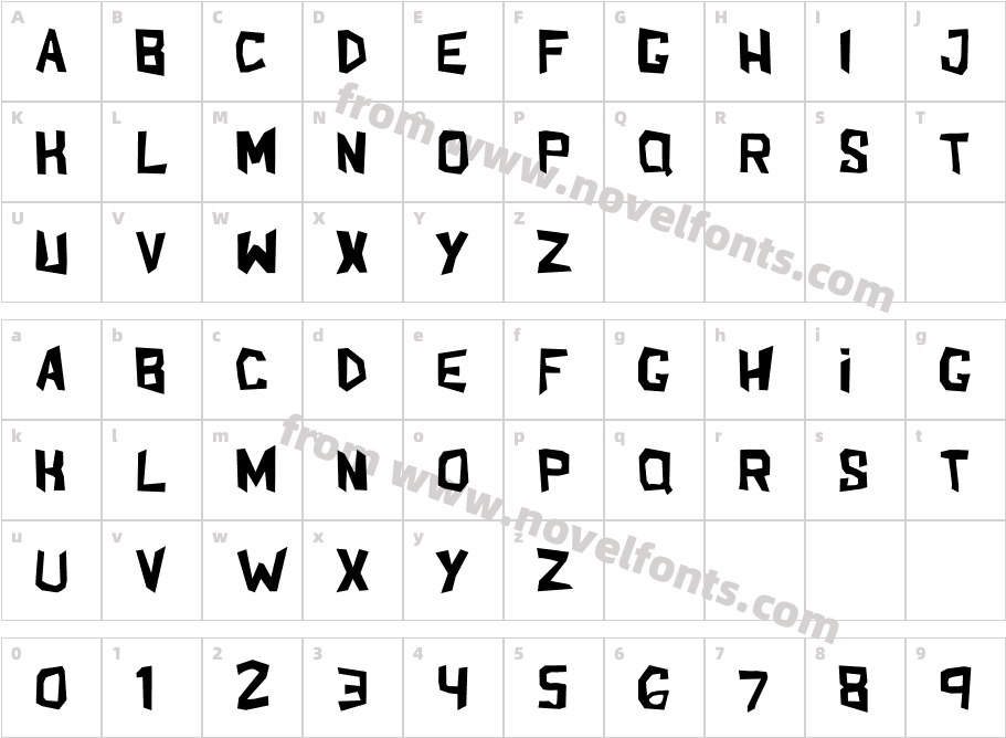 ShakeAndBakeCharacter Map