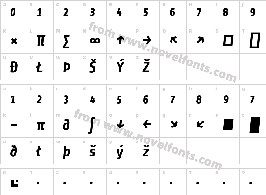 Share Bold Italic ExpCharacter Map