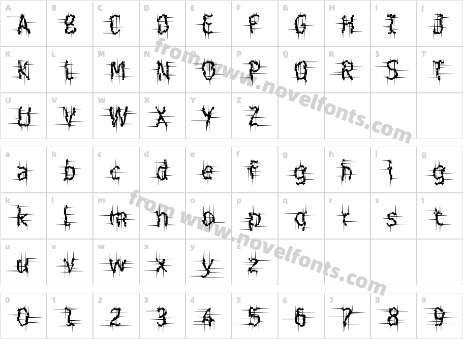 Shatterday ICG ShredCharacter Map