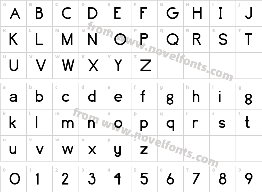 BrassfieldCharacter Map