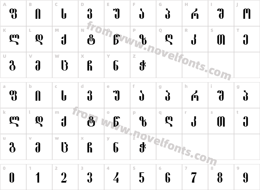 Shemokmedi TDCharacter Map