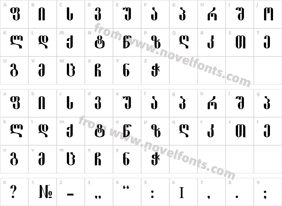 Shemokmedy NormalCharacter Map