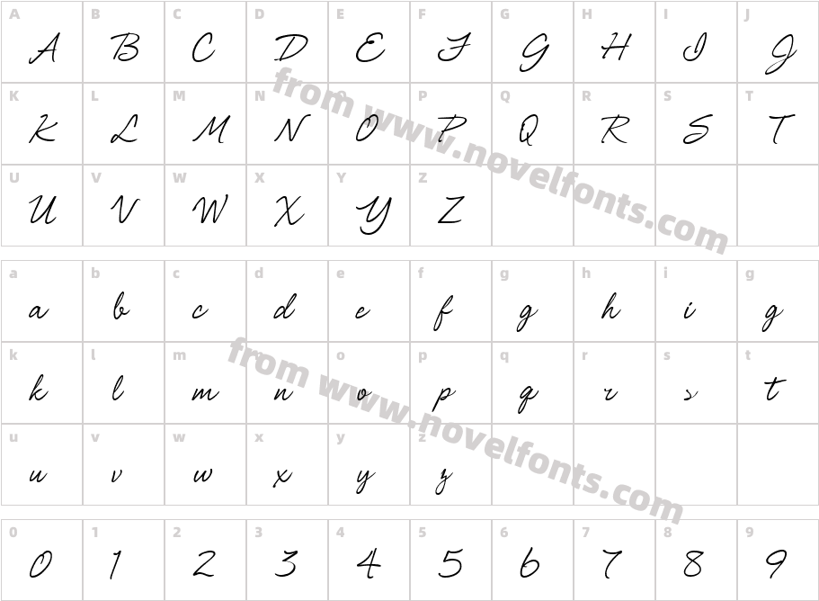 ShimmerCharacter Map