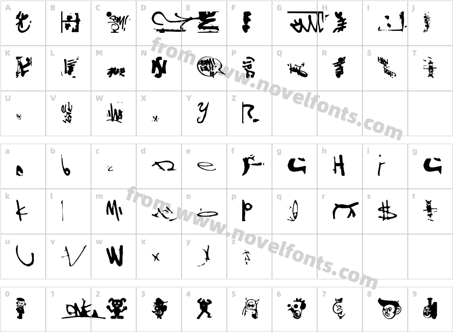 ShinjukuCharacter Map