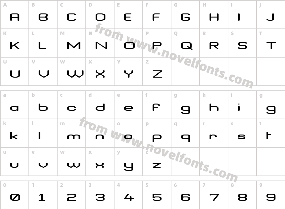 Brave New Era (flat) G98Character Map