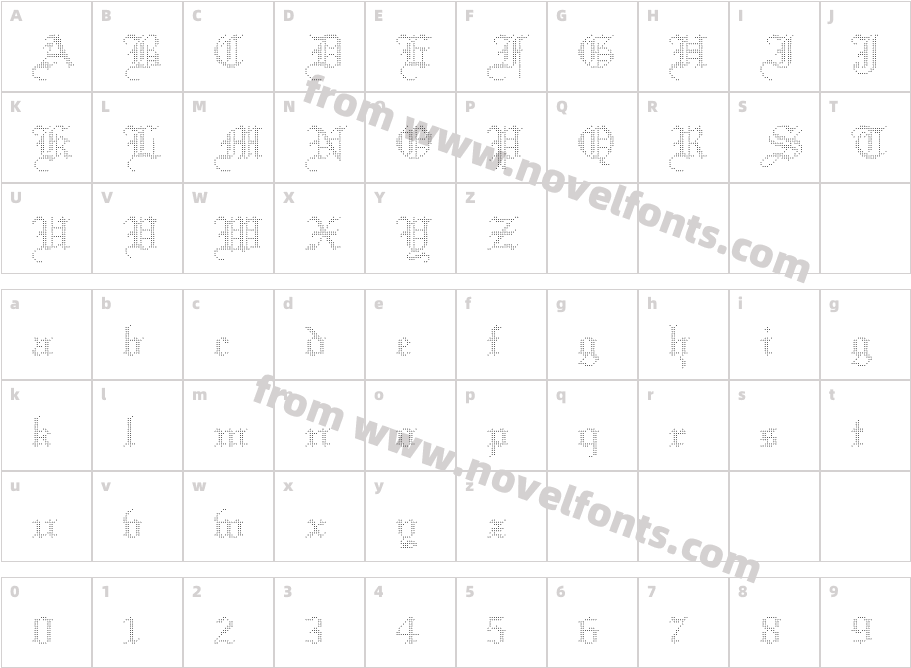 BreaLightCharacter Map