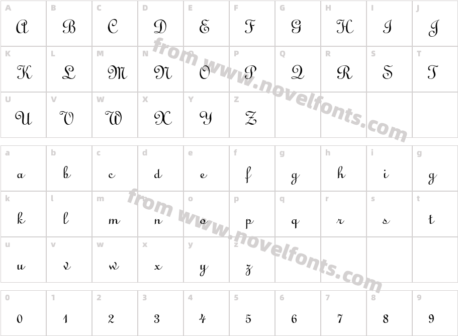 Siloscript-LightCharacter Map