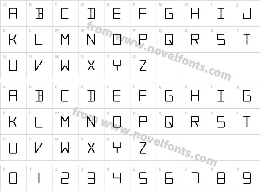 Silverball BoldCharacter Map