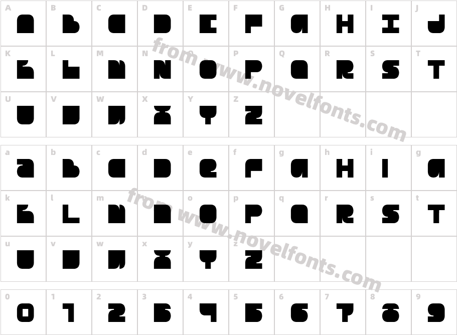 Breakbeat BTN SolidCharacter Map