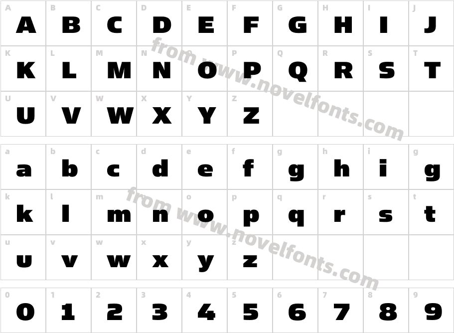 Simian Text GorillaCharacter Map