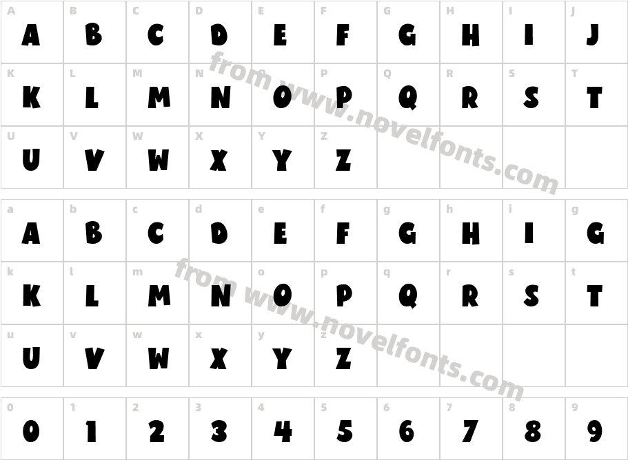 Simple CartoonCharacter Map