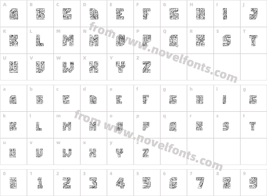 BreakingTime!Character Map