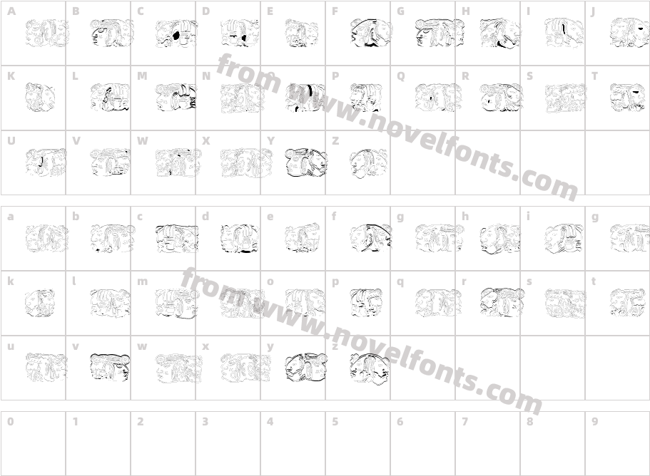 Sipirit of Montezuma FourCharacter Map