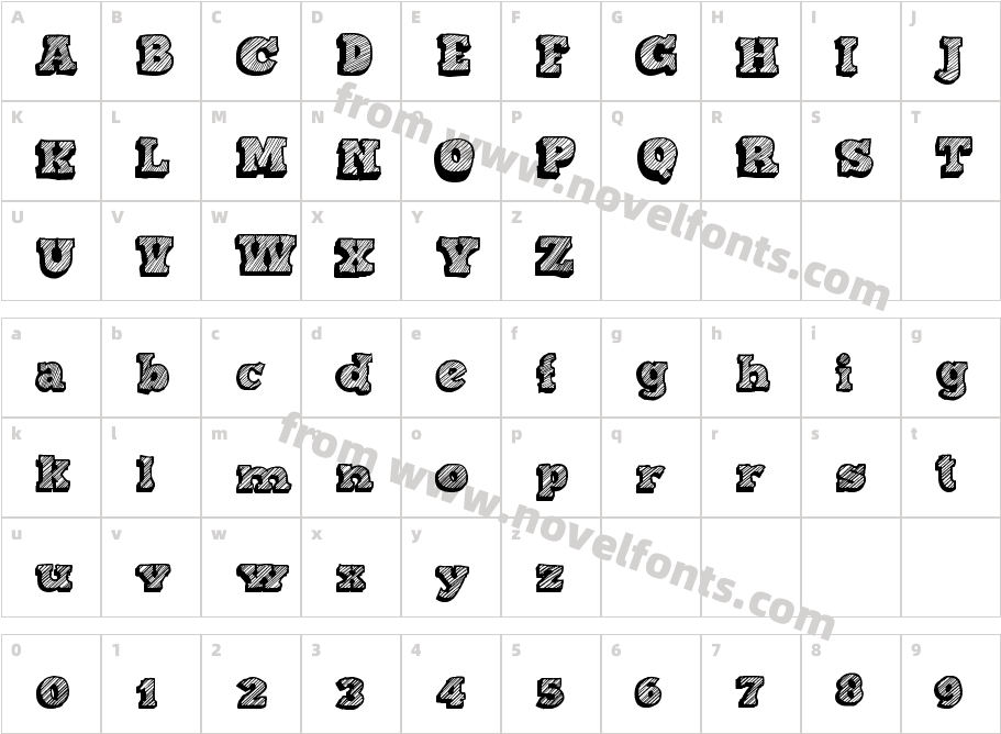 Sketch NothingCharacter Map