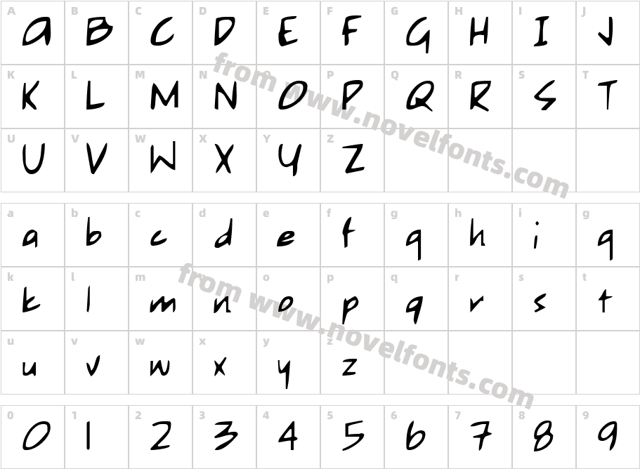 SketchpadCharacter Map