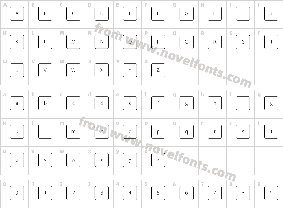 Skynet. Enterprise Regular KeyboardCharacter Map