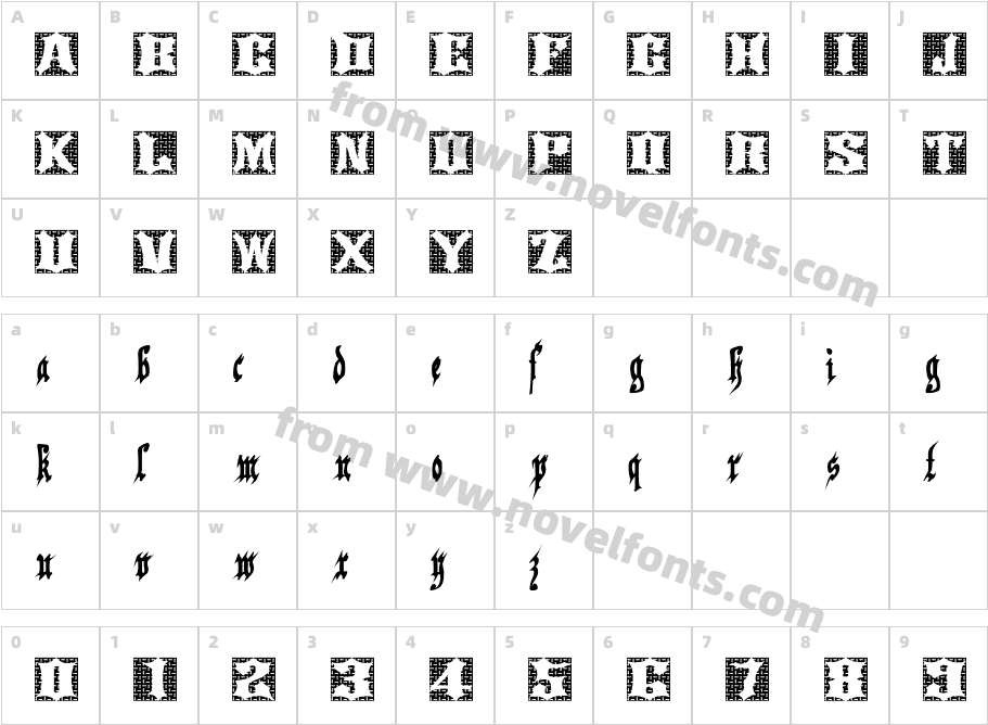 Slosh1Character Map