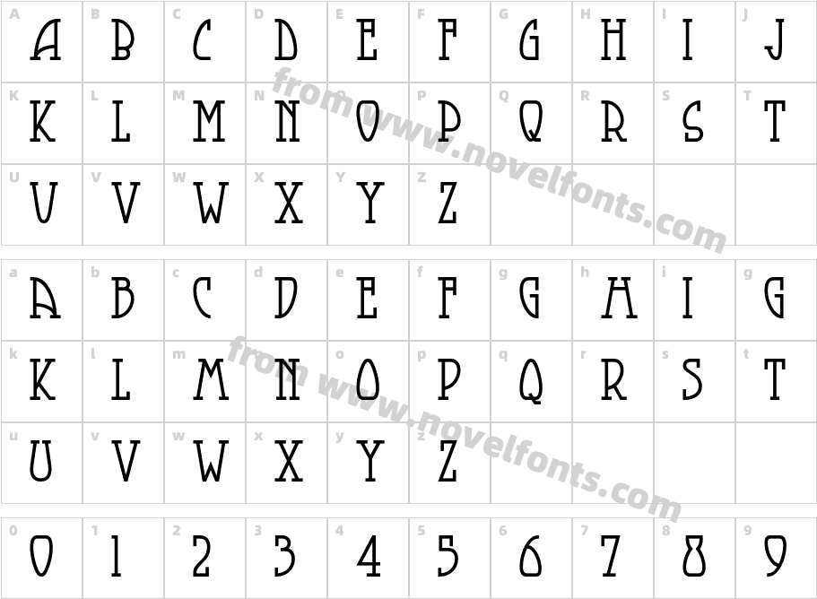 SmorgasbordNFCharacter Map