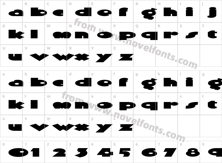 SnapO MaticCharacter Map