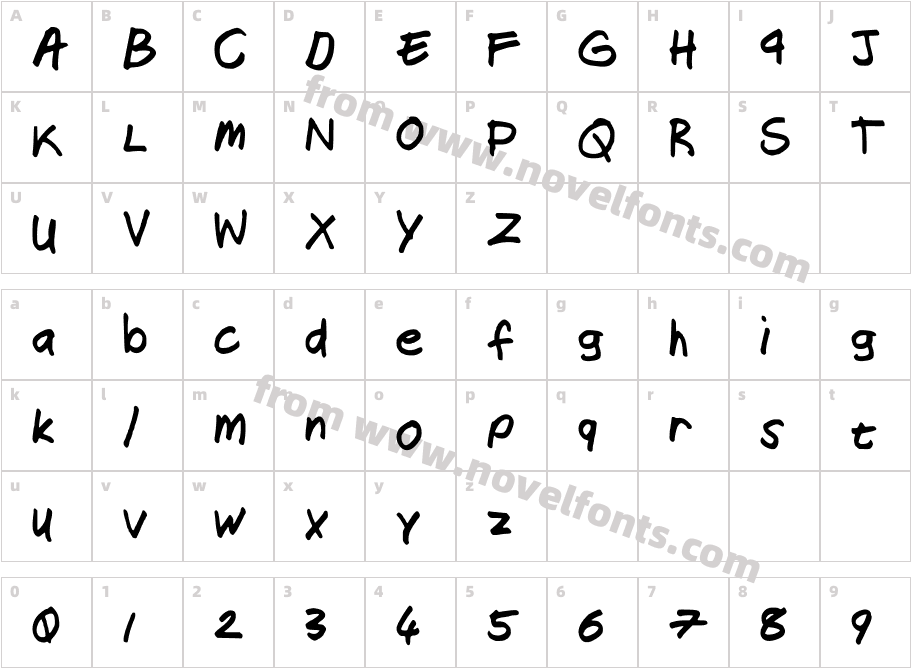 SnofferscriptCharacter Map