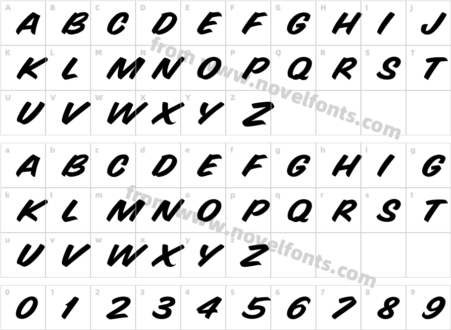 Snyder Speed WdCharacter Map