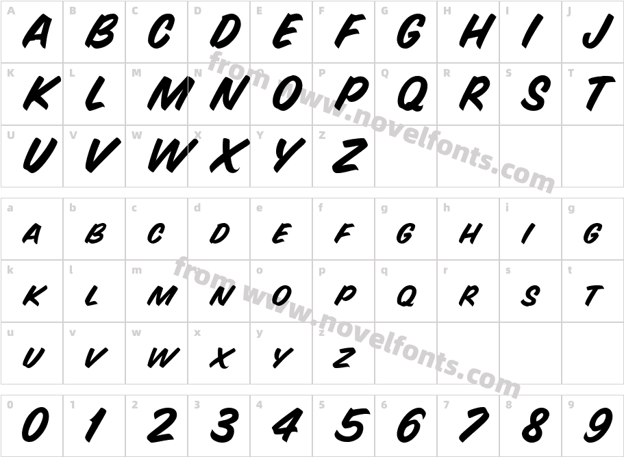 Snyders NormalCharacter Map