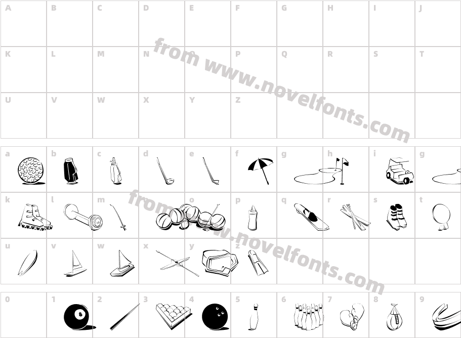 Solo SportCharacter Map