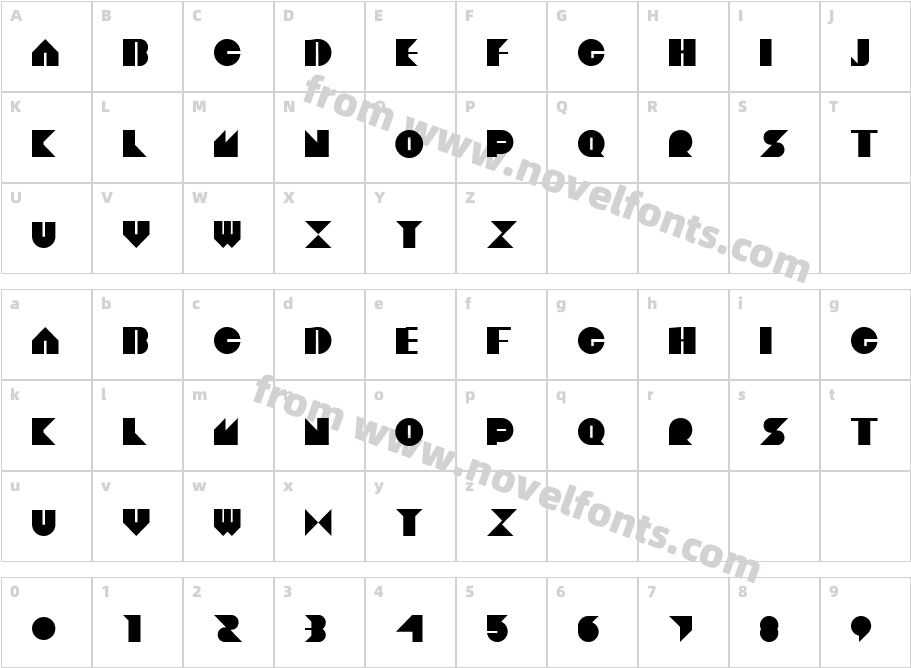 SonixCharacter Map