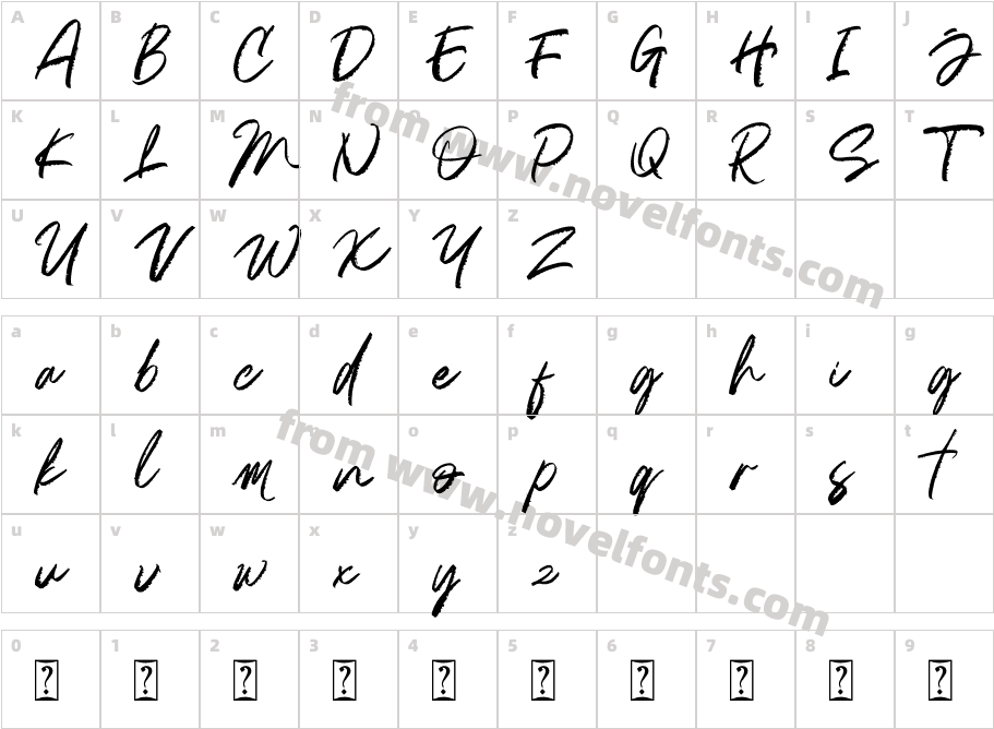 Bright LightCharacter Map