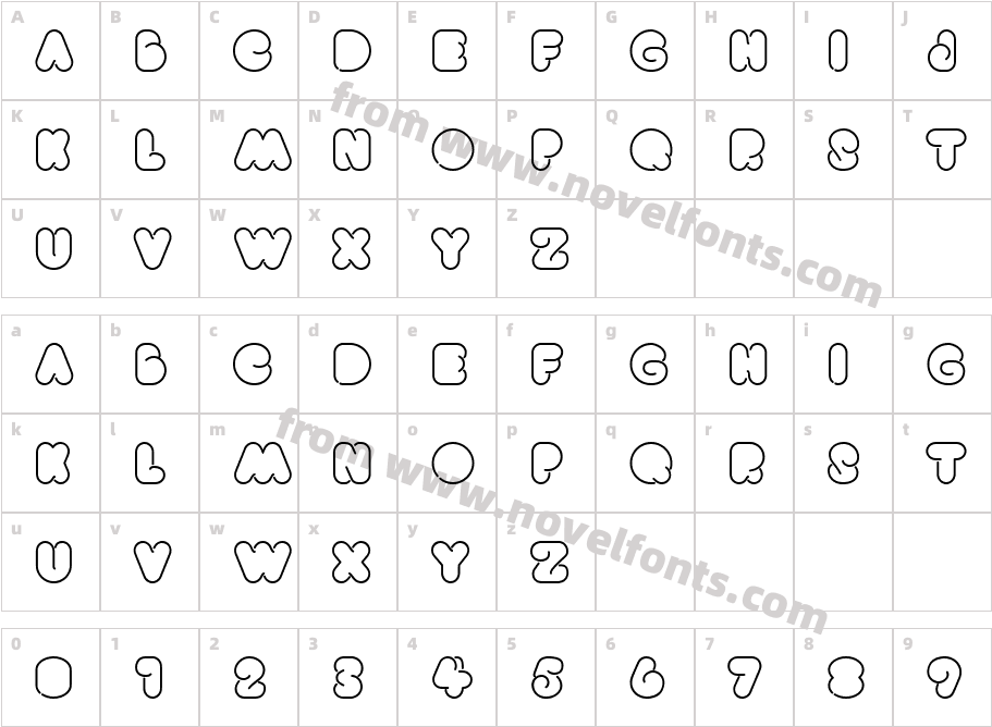 Bright Lights HeavyCharacter Map