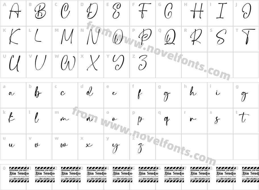 Bright Sunset Personal UseCharacter Map