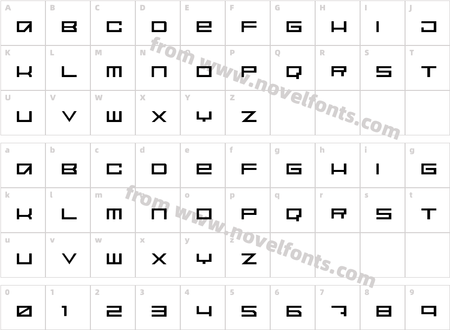 Space MonkeyCharacter Map