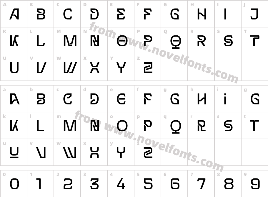 SpaceonCharacter Map