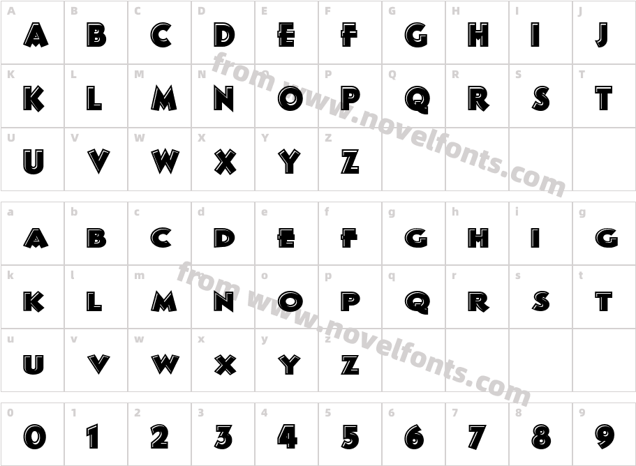 Spatz HiliteCharacter Map