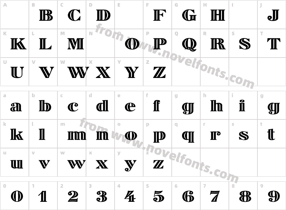 Sphinx InlineCharacter Map