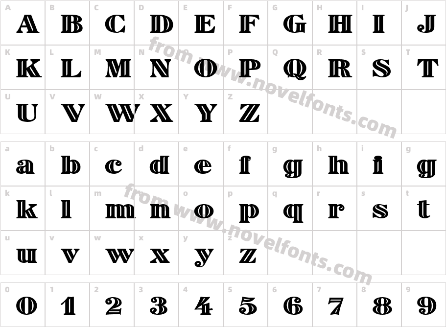 Sphinx InlineCharacter Map