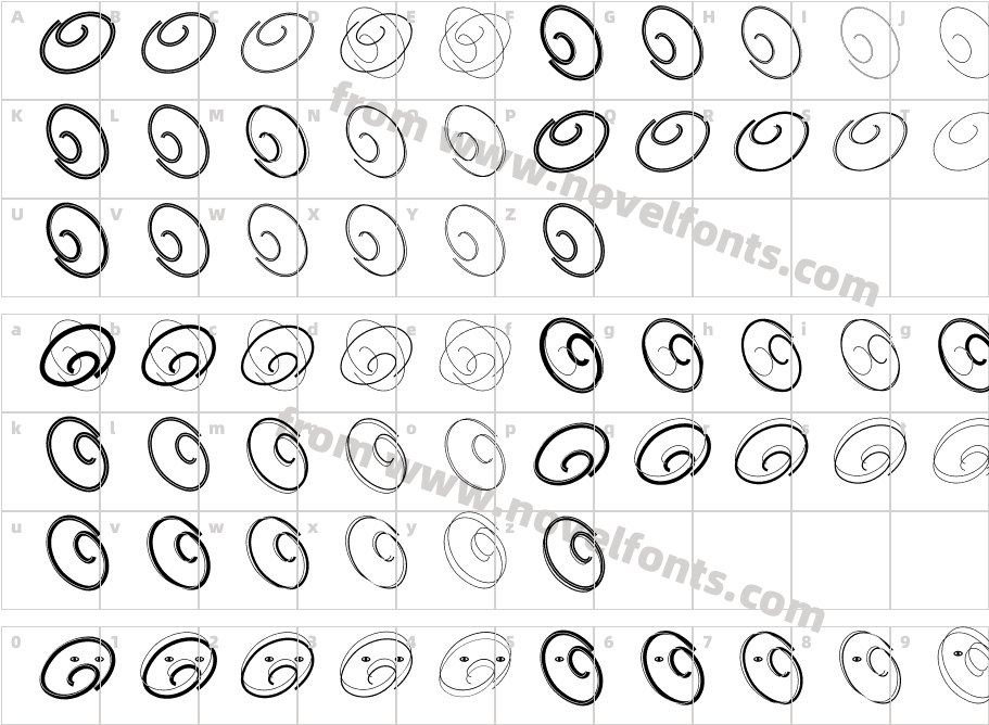 Spiralnautics TwoCharacter Map