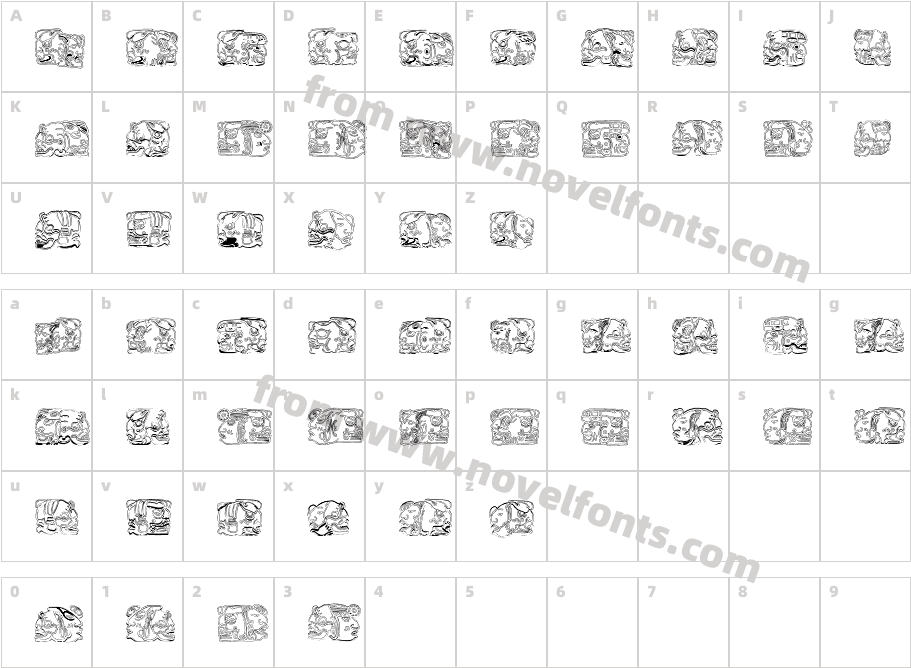 Spirit of Montezuma FiveCharacter Map